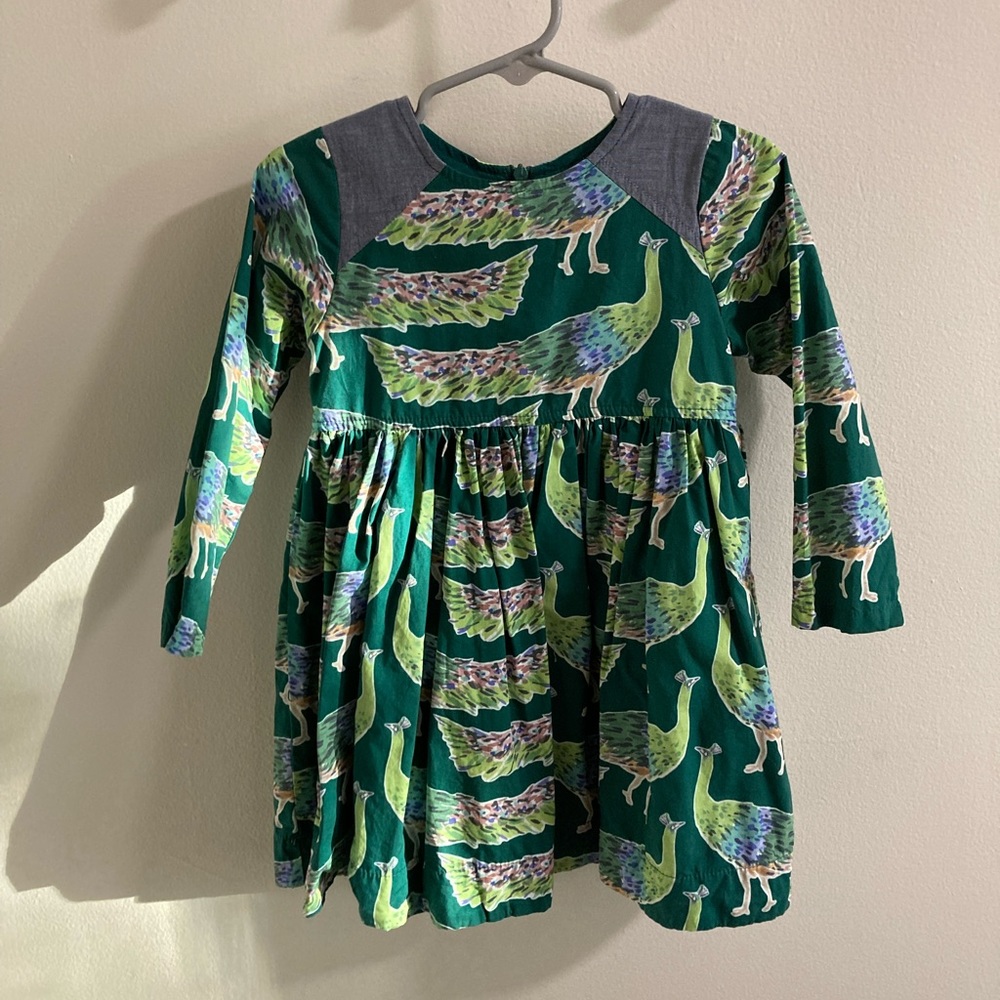 Pink Chicken Toddler Peacock Dress